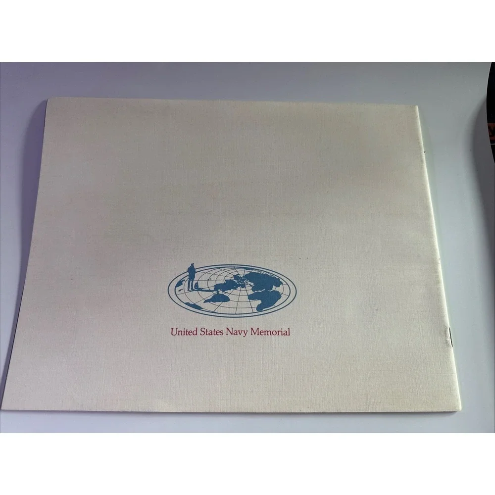 Vintage US Navy Memorial Dedication Washington D.C. Booklet Oct 13 1987 Military